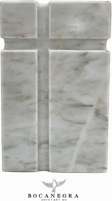 Beautiful White Marble Cremation Urn For Human Or Pet Ashes, Ash Container, Vessel-AB