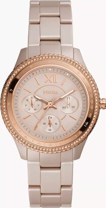 Stella Multifunction Caramel Ceramic Watch