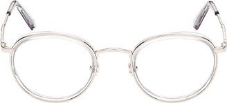 Oval Frame Glasses-AQ