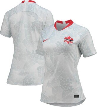 Women's White Canada Women's National Team Away Replica Jersey