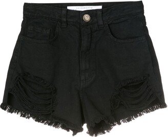 LUIZA BOTTO Distressed-Effect Mini Shorts