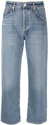 Mid-Rise Cropped Jeans-AC