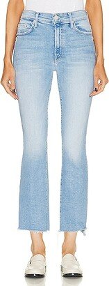 The Insider Crop Step Fray in Denim-Light