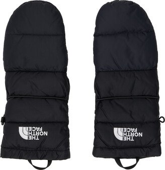 Black Nuptse Mittens