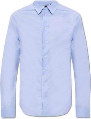 Long-Sleeved Buttoned Shirt-AI