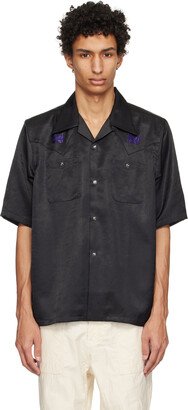 Black Embroidered Shirt-AA