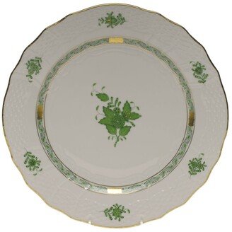 Chinese Bouquet Green Service Plate