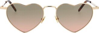 LouLou Heart Frame Sunglasses