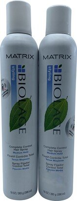 Biolage Complete Control Hair Spray Medium Hold 10 OZ Set of 2