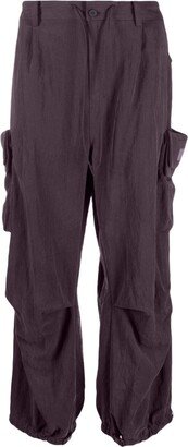 Cargo Straight-Leg Trousers-AA