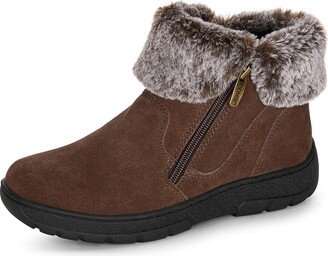 Women's Jessica Ankle Boots Faux Fur Shearling Lining for Cold Winter Weather