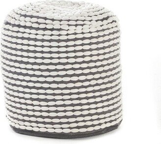 Rococco Round Pouf Ottoman