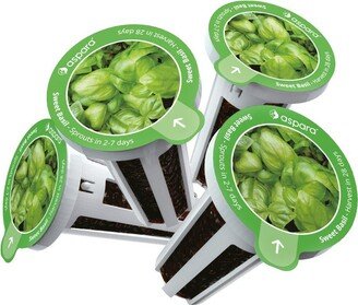 Aspara KHB0001 8 Capsule Seed Kit -Sweet Basil