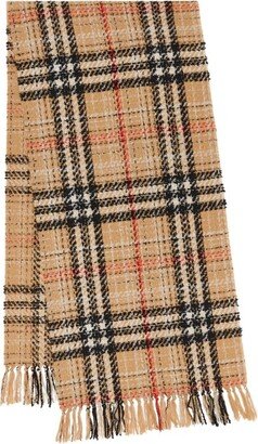 Tweed Check Scarf