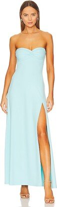 Twist Front Strapless Dress