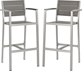 Shore Aluminum Outdoor Bar Stool