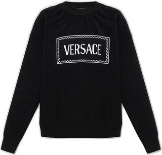 Logo-Embroidered Crewneck Swearter