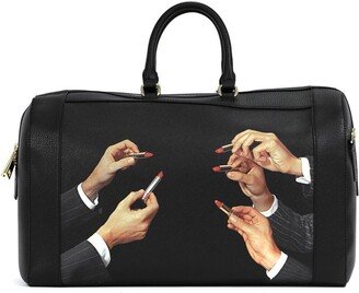 Graphic Print Holdall Bag