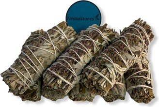 Nessastores White Sage + Yerba Santa Lavender Smudge 4