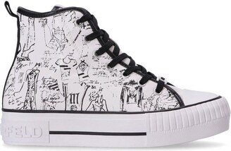 Kampus Max Sketchbook High-Top Sneakers