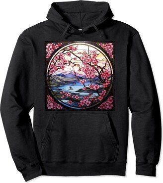 Sakura Arty Work Japanese Sakura Elegance A Blossom Ballet of Art Pullover Hoodie