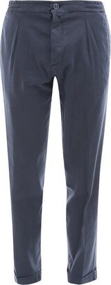 Low-Rise Tapered Trousers
