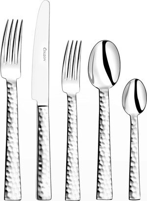 Ato Hand-Hammered 5-Piece Flatware Set