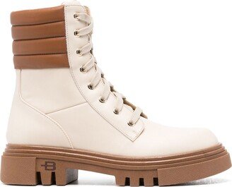 Leather Combat Boots-AP