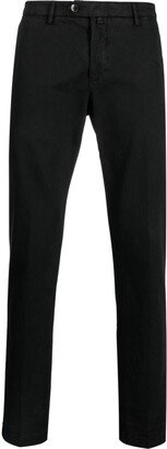 Stretch-Cotton Tapered Trousers-AB