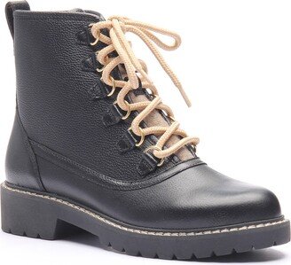 Canary Leather Combat Boot