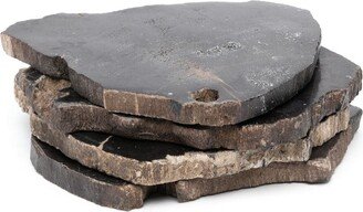 Soho Home Balfern petrified wood set of four coasters