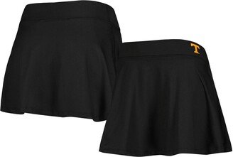 Women's ZooZatz Black Tennessee Volunteers Flowy Skort