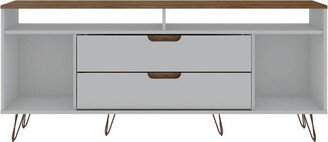 Rockefeller TV Stand for TVs up to 60 Off White/Natural