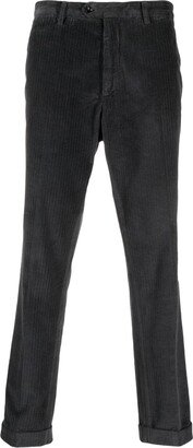 Corduroy Slim-Cut Trousers-AG