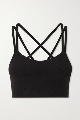 Like A Cloud Longline Ribbed Sports Bra - B/c