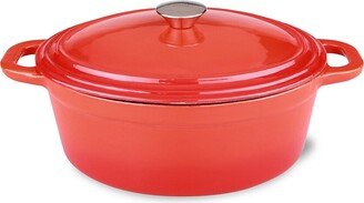 Neo 8-Quart Cast Iron Oval Covered Dutch Oven-AA