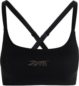 Logo Detailed Sports Bra