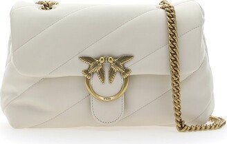 Love Classic Puff Logo Plaque Crossbody Bag-AE