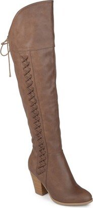 Wide Calf Women' Spritz-P Boot Brown 9