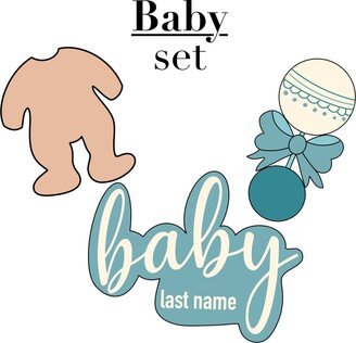 Baby Shower Cookie Cutter Set