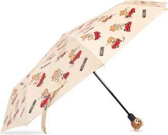 Umbrella With Logo Unisex - Beige-AC