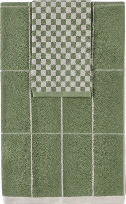 Baina Green & White Josephine & Bethell Towel Set