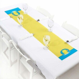 Big Dot Of Happiness Ducky Duck - Petite Party Paper Table Runner - 12 x 60 inches