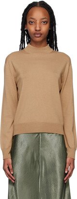 Tan Seamless Turtleneck