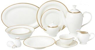 Daisy 57-pc Dinnerware Set, Service for 8