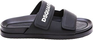 2 Logo Printed Touch Strap Detailed Slides