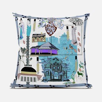 Amrita Sen Designs Amrita Sen City Palace Indoor Outdoor Pillow-AA