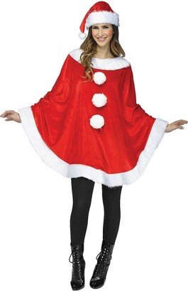 Fun World Womens Santa Pullover Costume - One Size Fits Most - Red