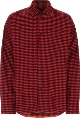 Checkered Reversible Oversized Shirt