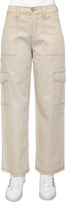 Crave Fame Juniors' High-Rise Utility Cargo Skater Pants